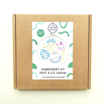 The Modern Crafter Beginner Printed Embroidery Kit