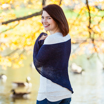 Valley Yarns Poet's Corner Shawl Knitting Pattern