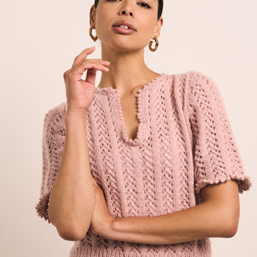 Saffi Top in MODE at Rowan Alpaca Haze and Cotton DK