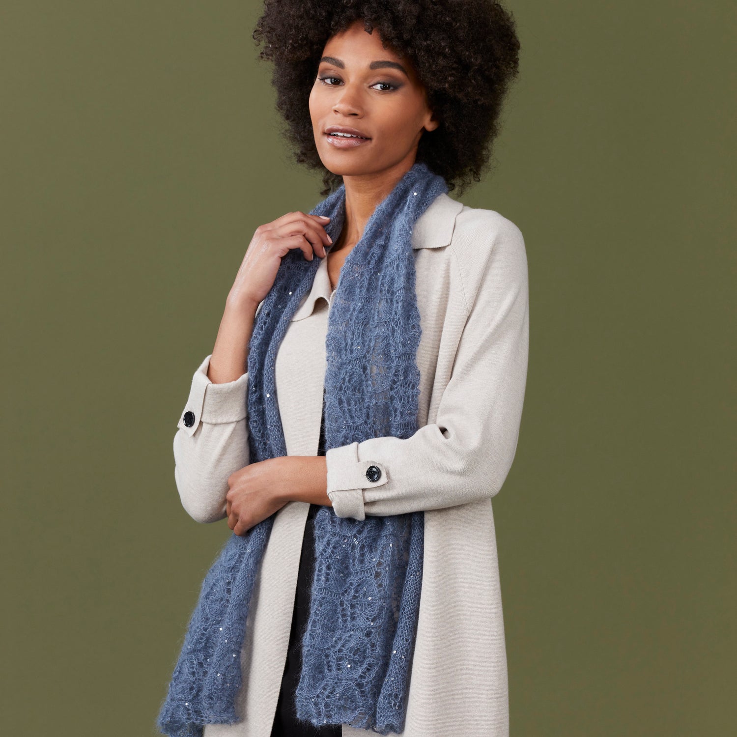 Sesia Adeline Wrap Knitting Pattern