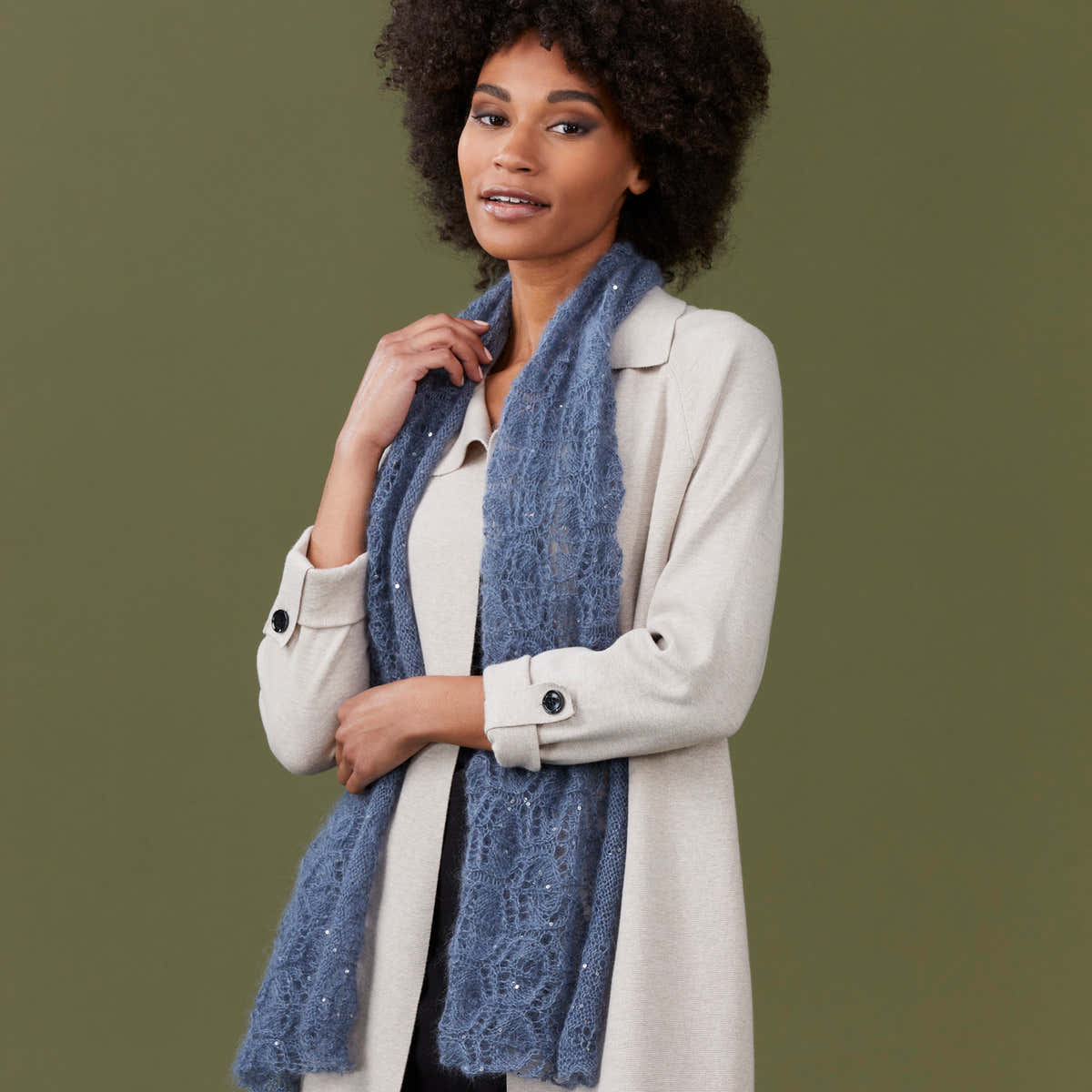 Sesia Adeline Wrap Knitting Pattern