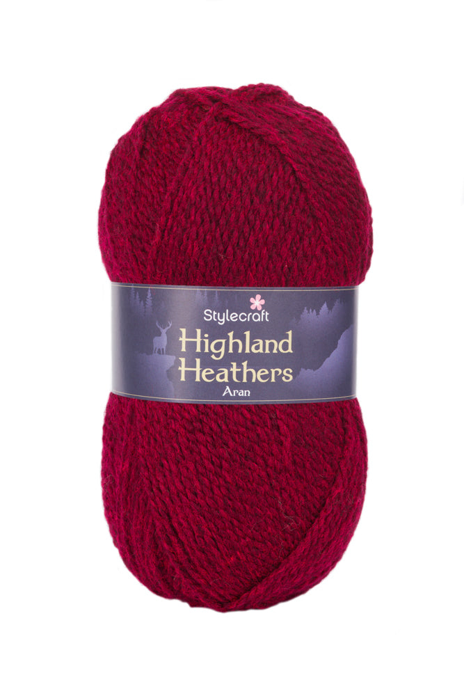 Stylecraft Highland Heathers Aran Yarn - Acrylic Aran