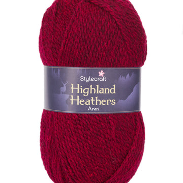 Stylecraft Highland Heathers Aran Yarn - Acrylic Aran