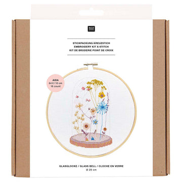 Rico Transformation Glass Bell Cross Stitch Kit