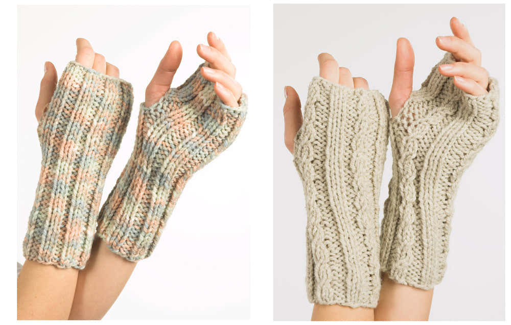 Fingerless Gloves Knitting Pattern
