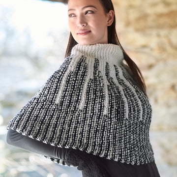 Lillian Poncho Cape Knitting Pattern