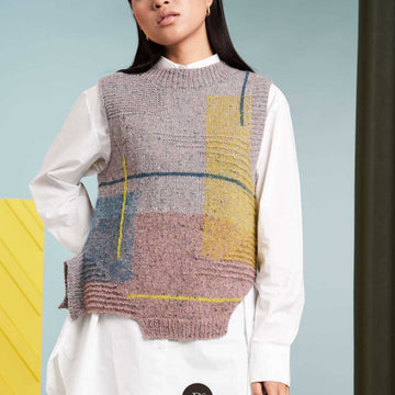 Rowan Asymmetry Waistcoat Knitting Pattern