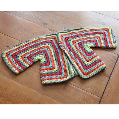 Valley Yarns Carle Crocheted Baby Cardigan Pattern Pattern
