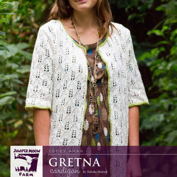 Juniper Moon Farm Gretna Cardigan Knitting Pattern