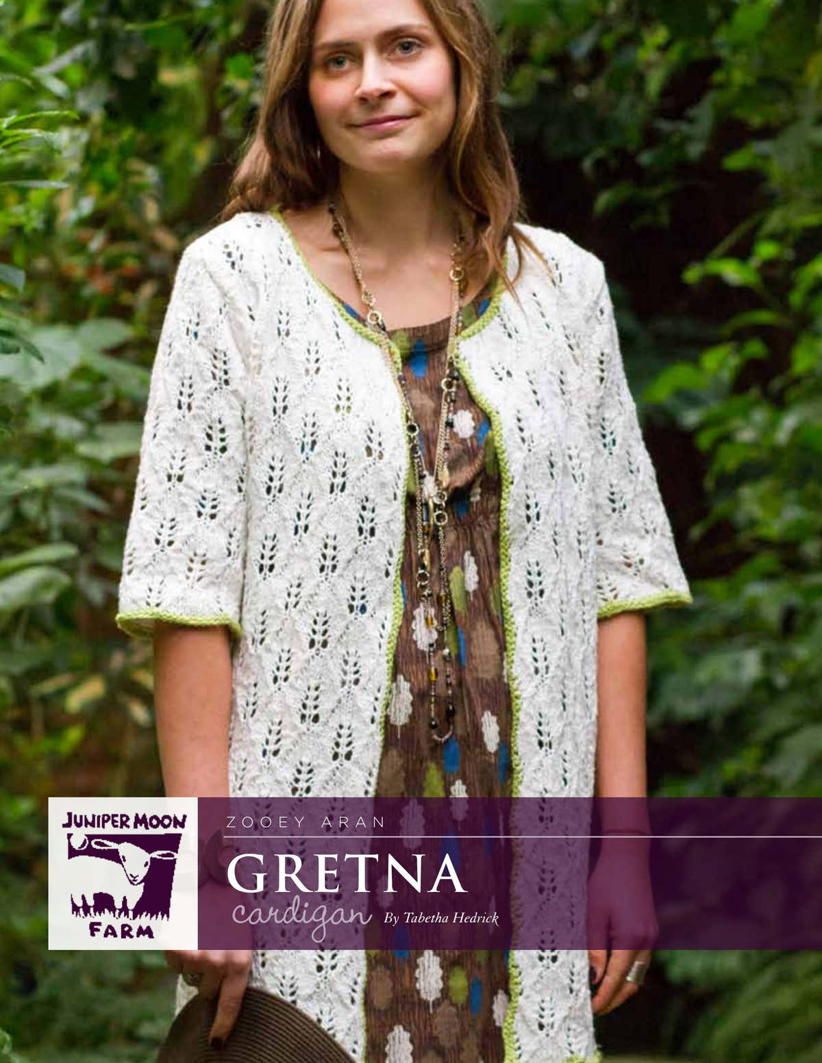 Juniper Moon Farm Gretna Cardigan Knitting Pattern