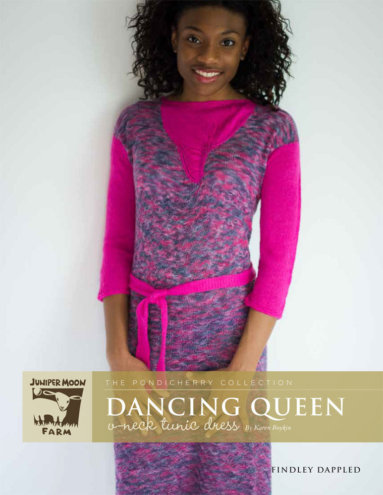 Dancing Queen V - Neck Tunic Dresses in Juniper Moon Farm Findley and Findley Dappled