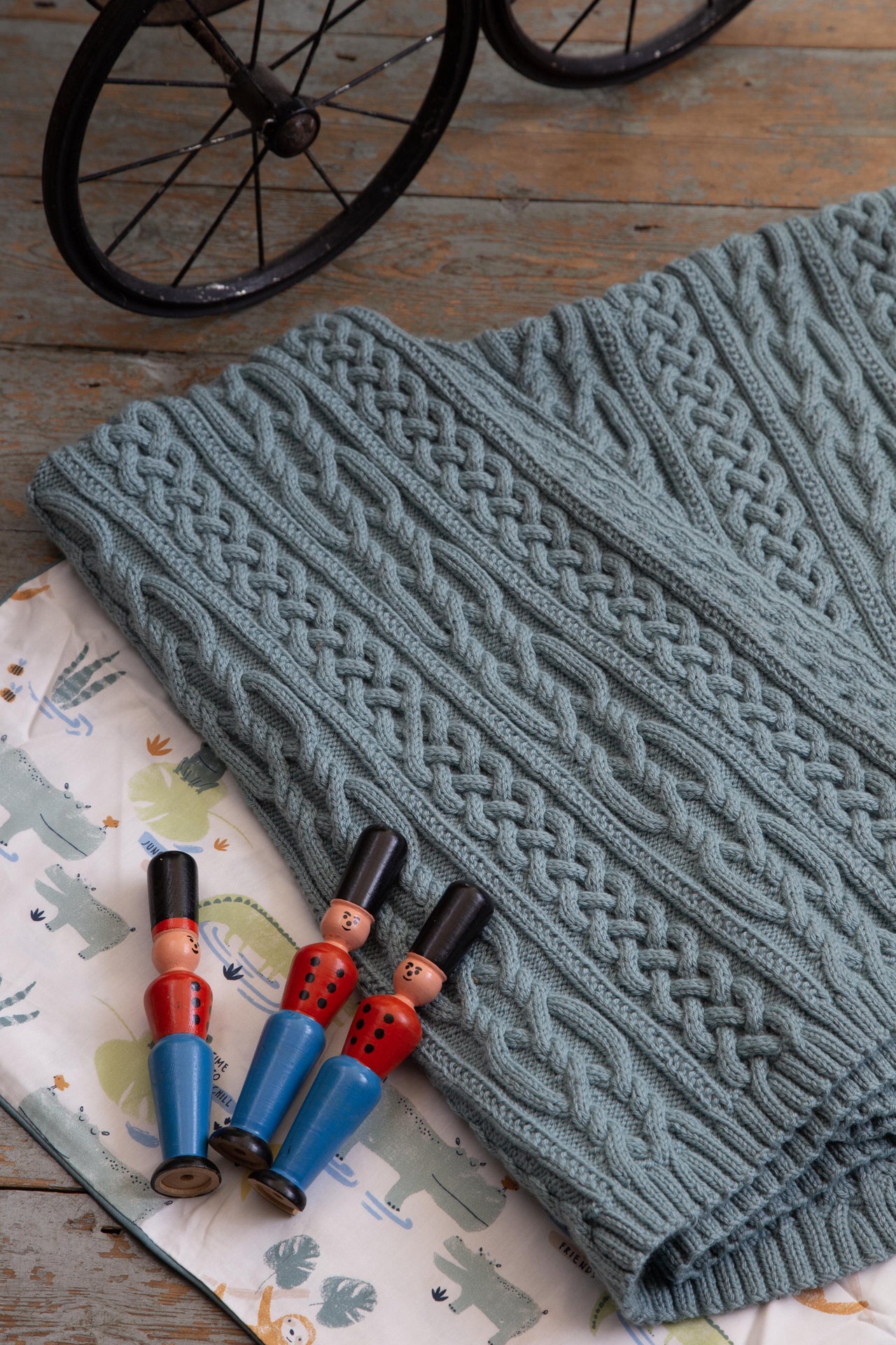Cables Baby Blanket