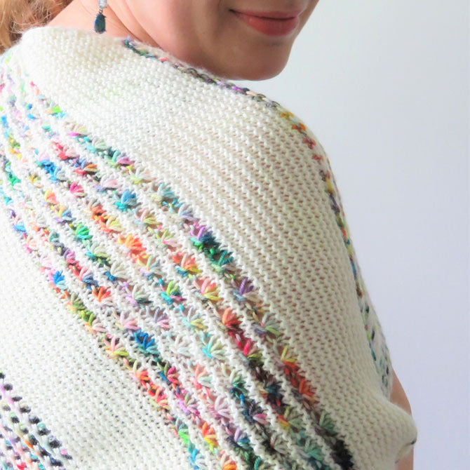 Yarn Snob Splatter Paint Shawl Kit