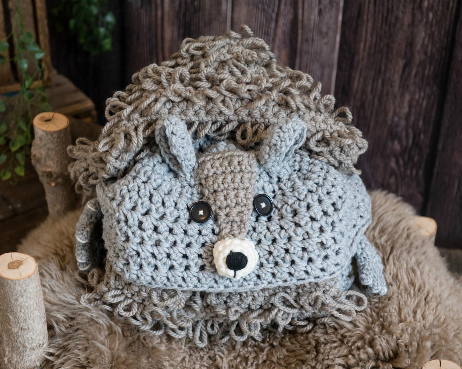 Hooded Woodland Squirrel Blanket