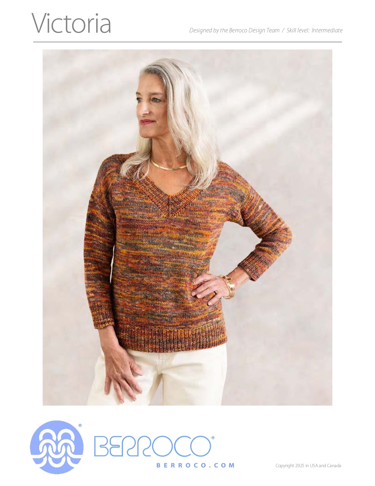 Victoria Jumper in Berroco Vellina PDF