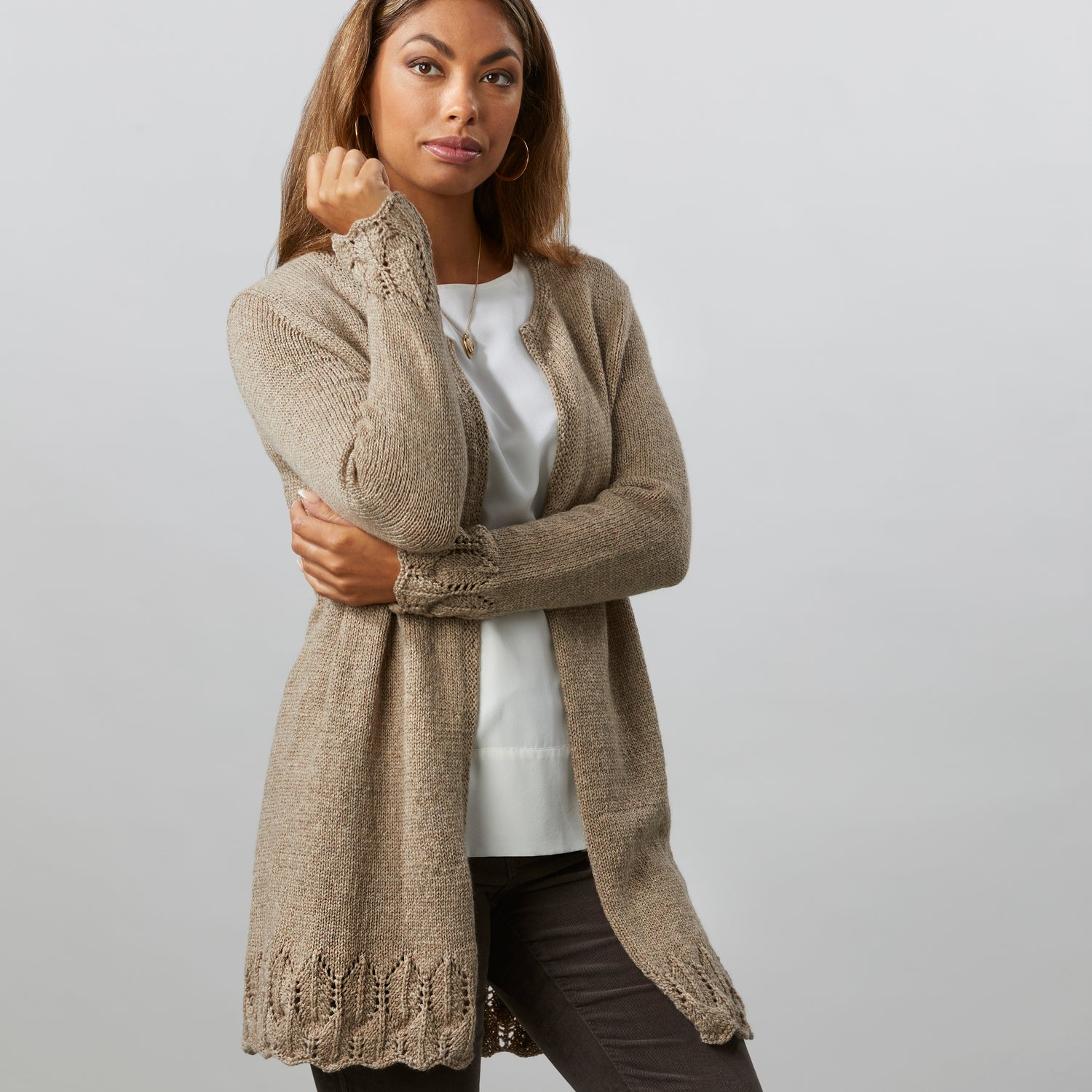 Stacy Charles Fine Yarns Margot Duster Knitting Pattern