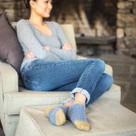 Berroco Hartland Slipper Socks Knitting Pattern