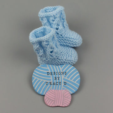 Grace matinee, bonnet or beanie, booties & mitts Baby Knitting Pattern