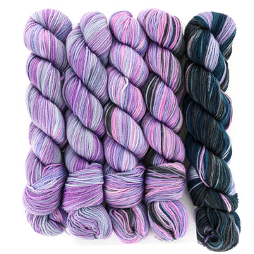 Dark Blue, Silver, Lavender, Pinks, Charcoal (750)