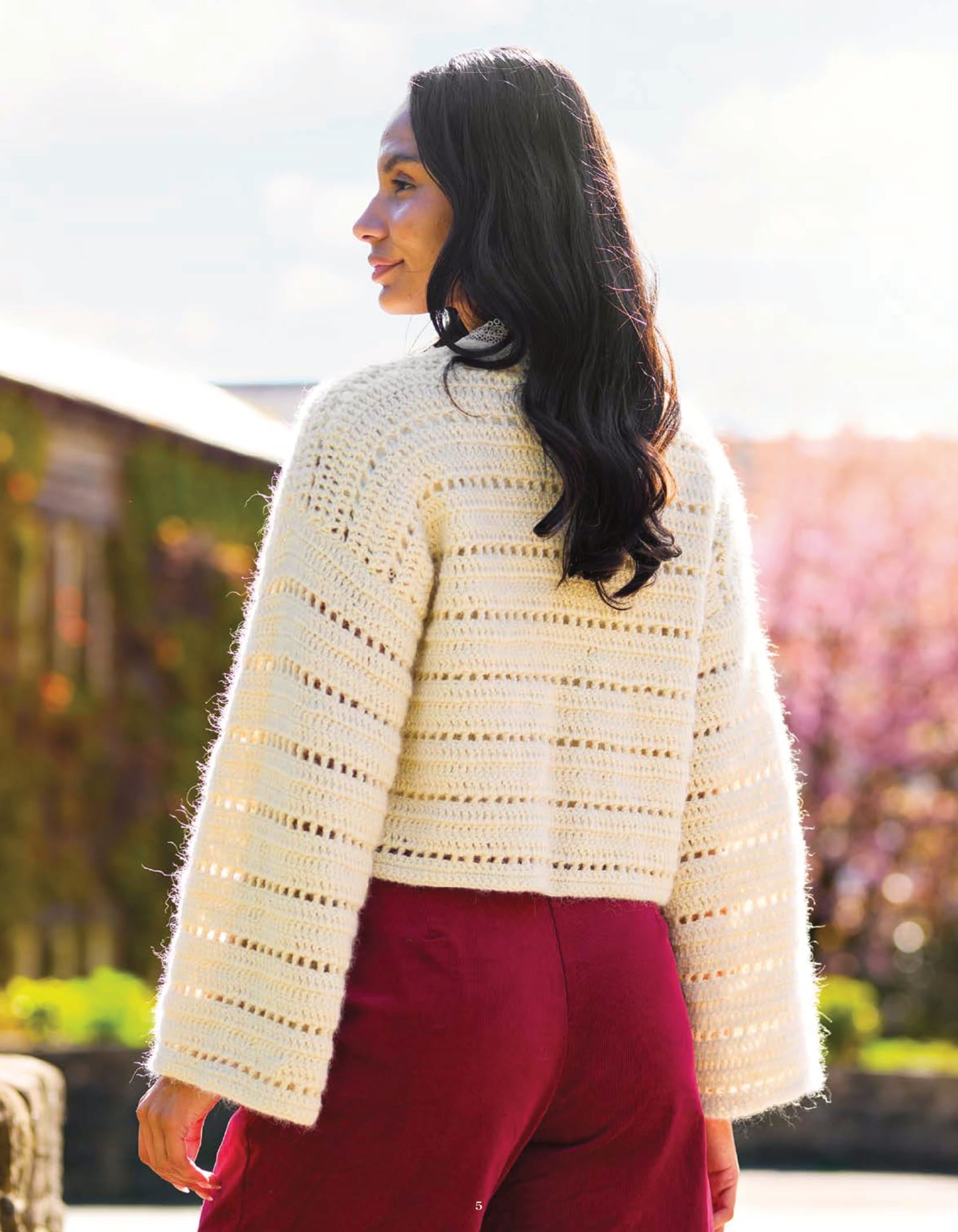 Pixie Tie Cardigan Crochet Pattern