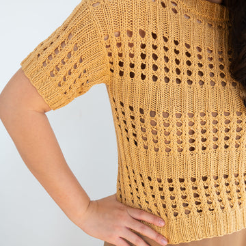 Berroco Lighted Structures Hadid Top Knitting Pattern