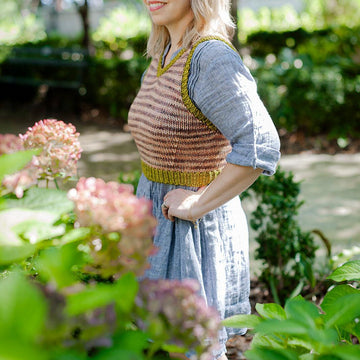 Striped Market Vest