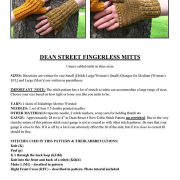 Dean Street Mitts