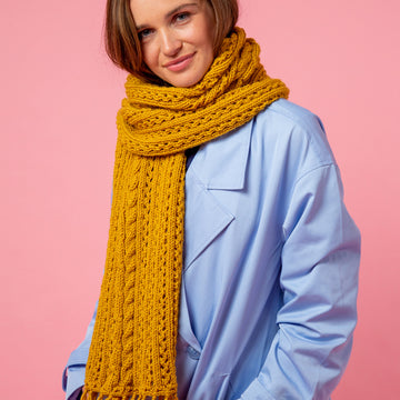 Paintbox Yarns Totally Toasty Scarf Knitting Pattern
