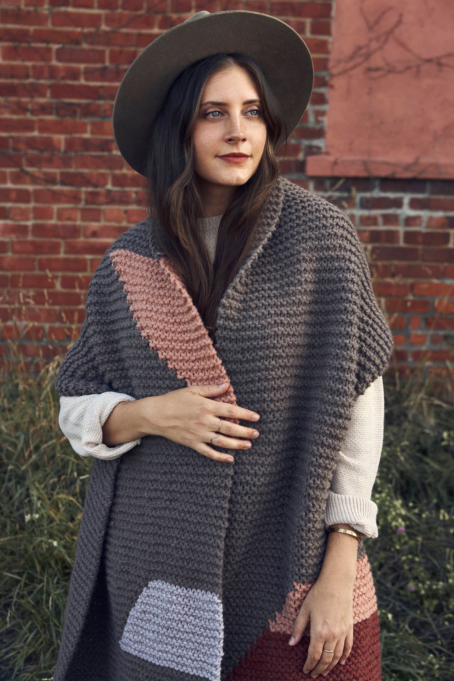 Level Up Blanket Scarf Knitting Pattern