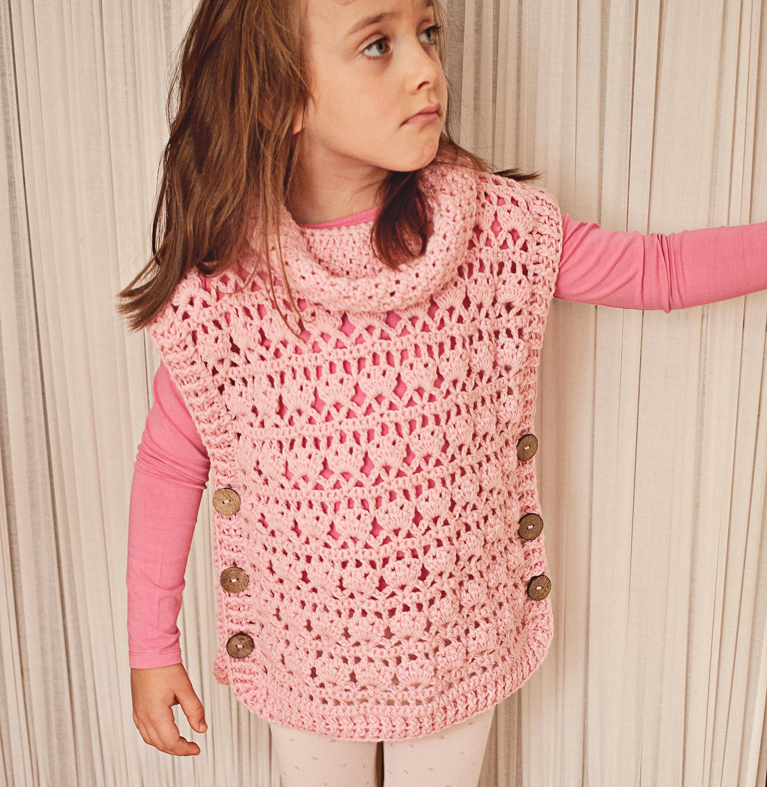 Rose Poncho - Pullover