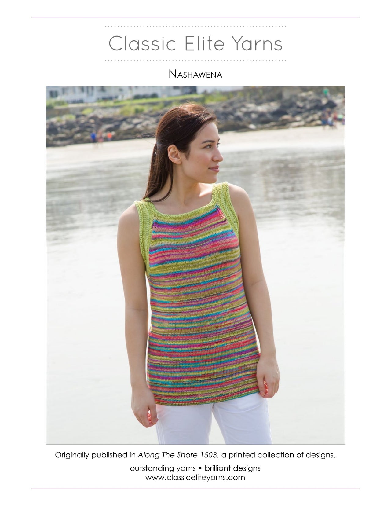 Classic Elite Yarns Nashawena Jumper Knitting Pattern