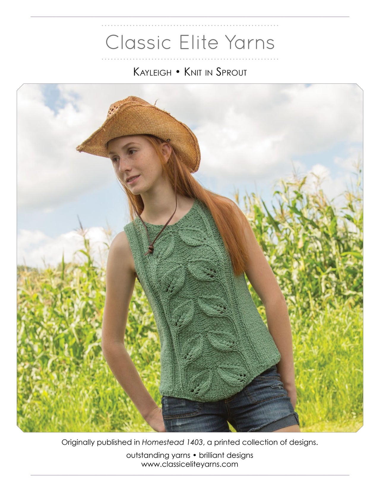 Classic Elite Yarns Kayleigh Jumper Knitting Pattern