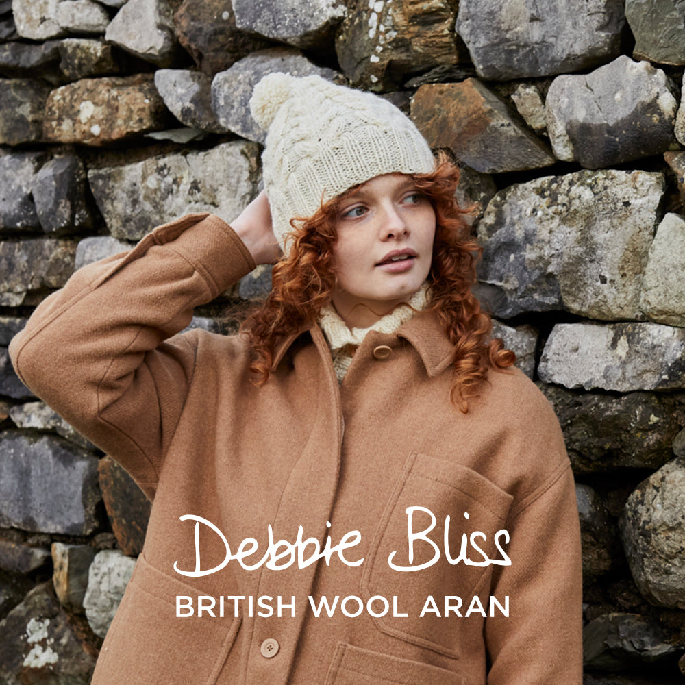 Debbie Bliss Cabled Bobble Hat Knitting Pattern