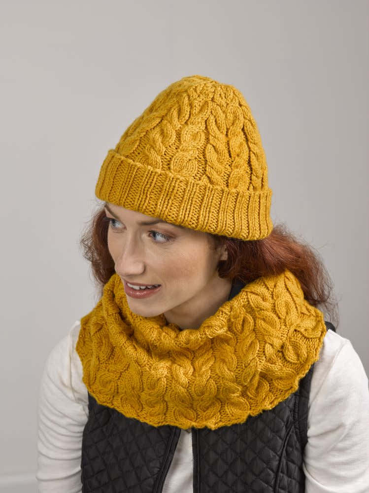 Golden Hour Hat and Cowl
