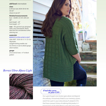 Berroco Furthermore Cardigan Knitting Pattern