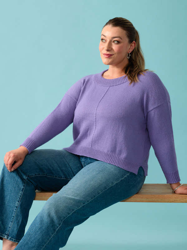Zinnea Jumper in Berroco Cashmello Knitting Pattern