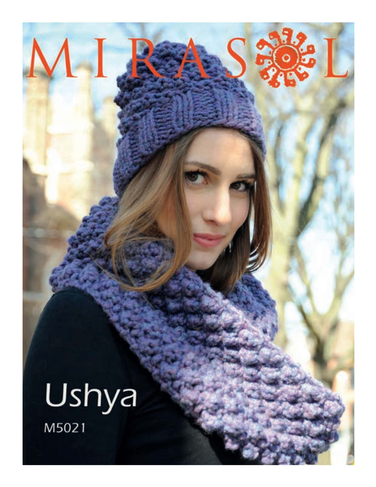 Mirasol Bramble Double Cowl and Hat Set Knitting Pattern