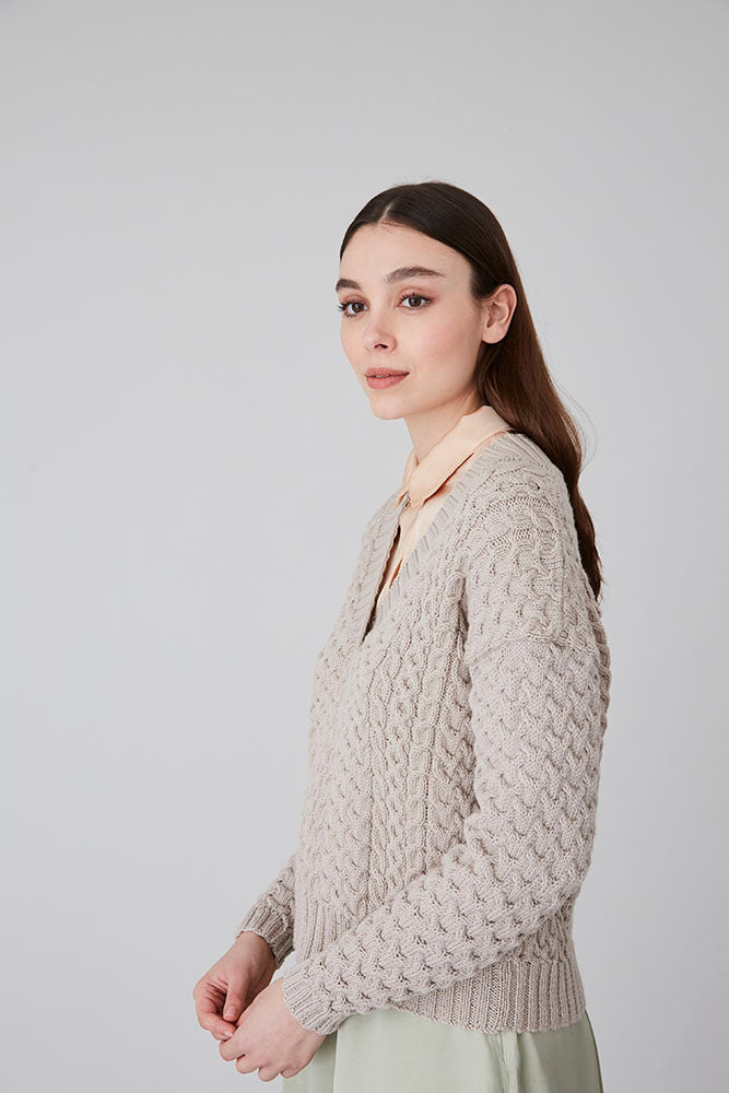 Debbie Bliss Falkirk Sweater Knitting Pattern