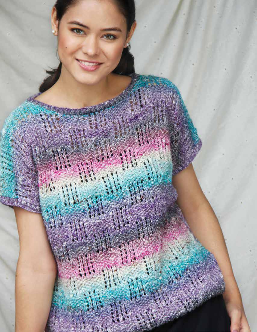 Noro Box Pattern Tee Top Knitting Pattern