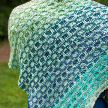 Frozen Lake Shawl