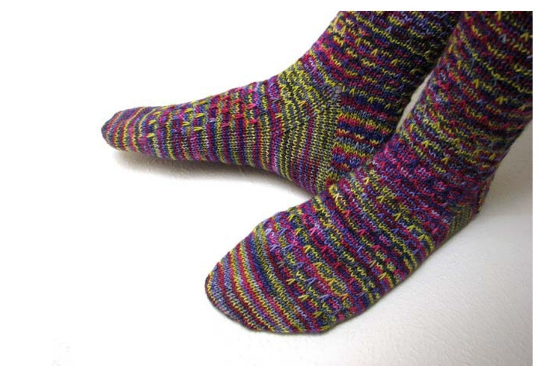 Madelinetosh Slippery Socks Knitting Pattern
