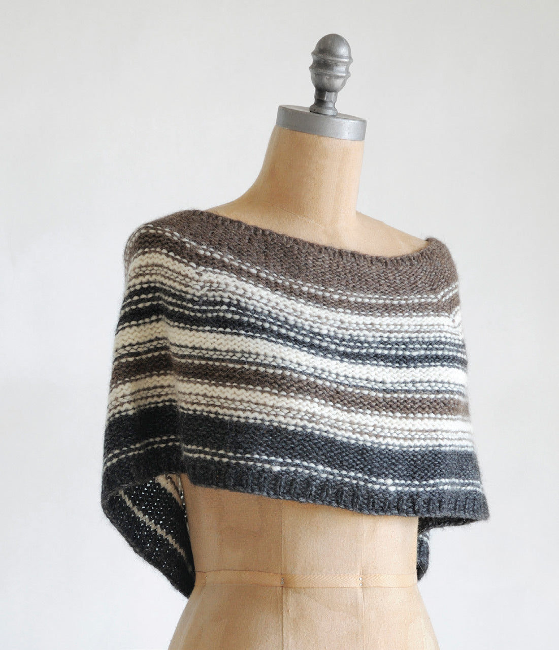 Blue Sky Fibers Shadow Capelet Knitting Pattern