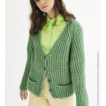 Lana Grossa 24 Jacket Cardigan Knitting Pattern