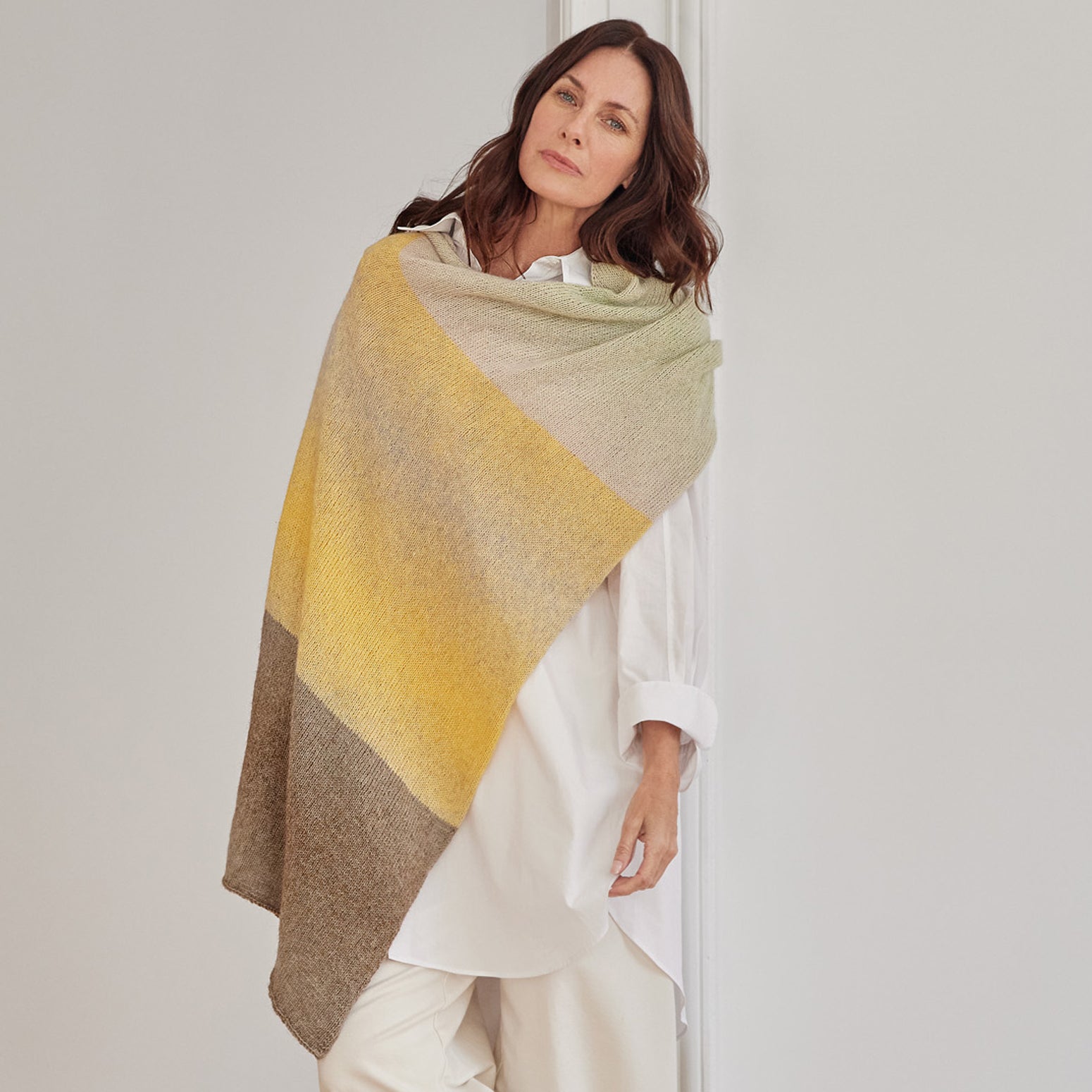 Lana Grossa Shawl Wrap Knitting Pattern