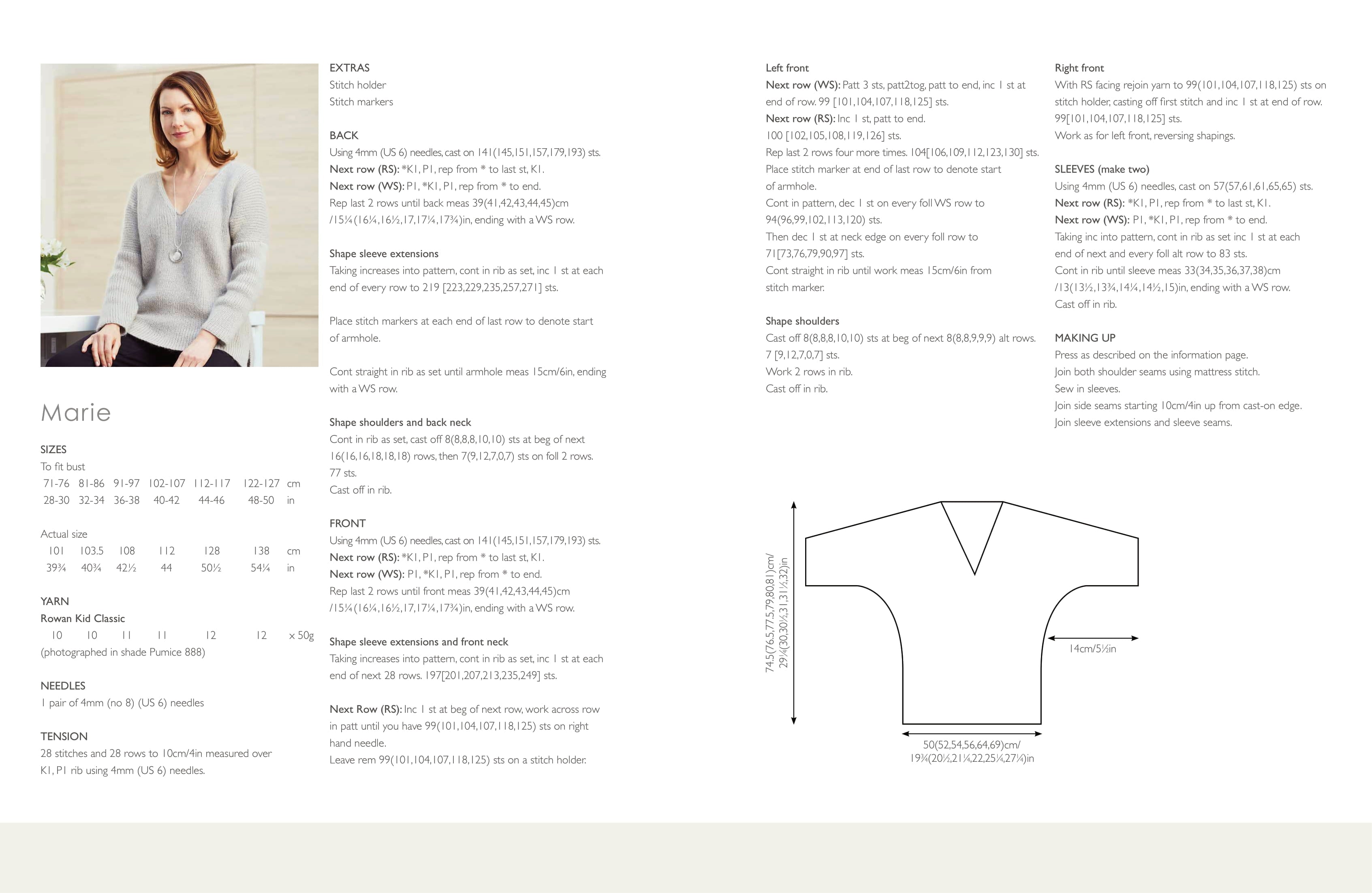 Quail Studio Marie Jumper Knitting Pattern