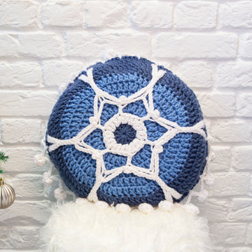 Deramores Ice Crystal Cushion Crochet Pattern
