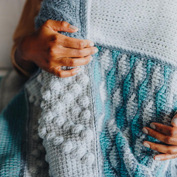Tunisian Holiday Sampler Blanket