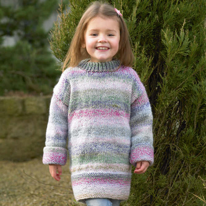 James C. Brett JB499 Sweater Jumper Knitting Pattern
