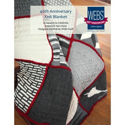 Valley Yarns 40th Anniversary Knit Blanket eBook Knitting