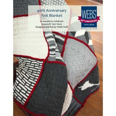 Valley Yarns 40th Anniversary Knit Blanket eBook Knitting
